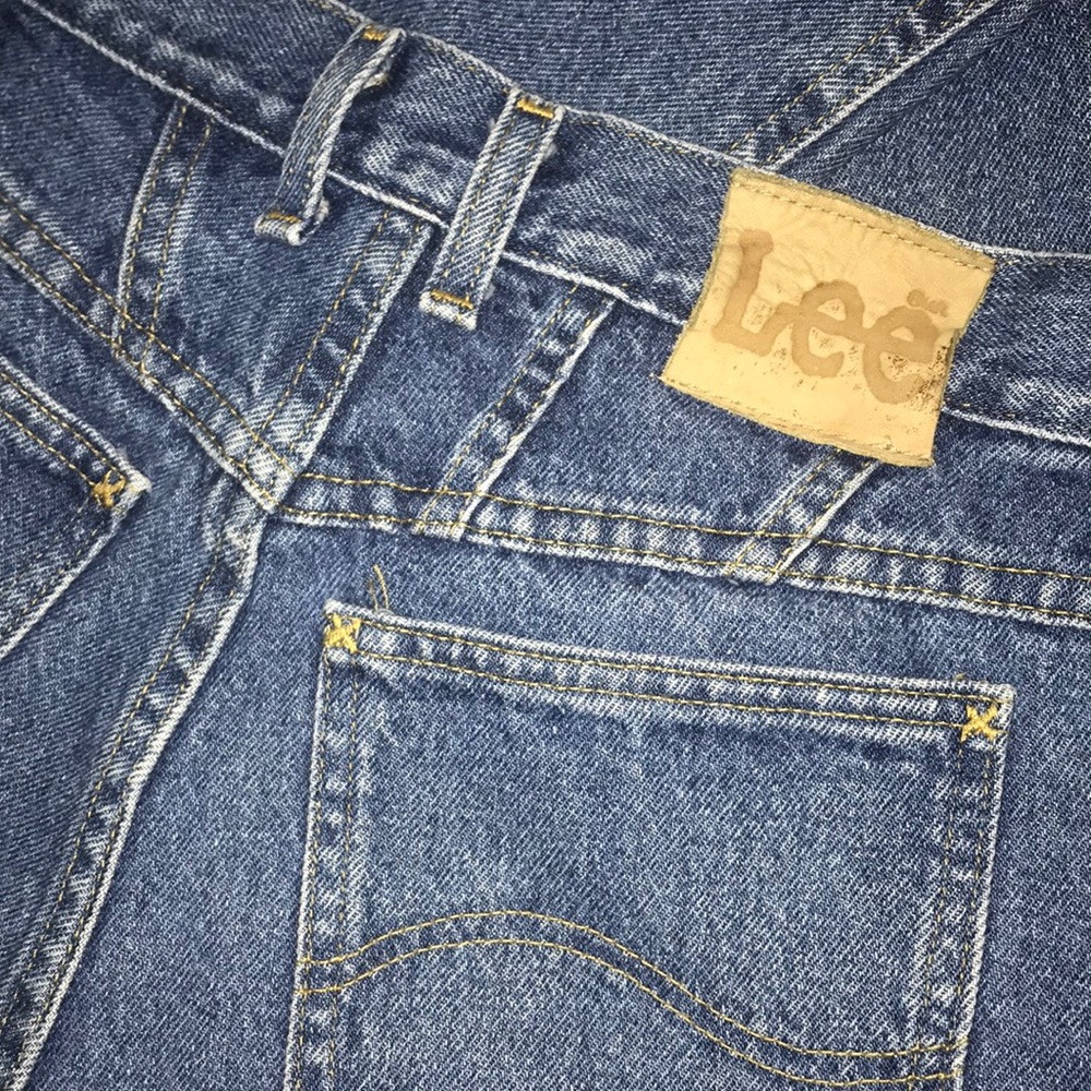 VINTAGE LEE JEANS DEADSTOCK 80S/ 90S STRAIGHT LEG MOM JEAN